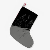 ブラシストローク2 スモールクリスマスストッキング (正面 (吊り時))