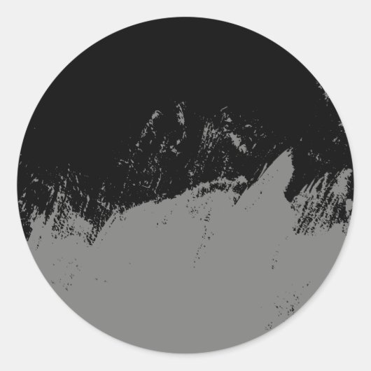 ブラシストローク2 ラウンドシール (正面)