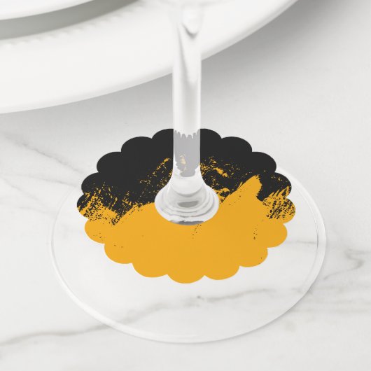 ブラシストローク3 ワイングラスタグ (クローズアップ)