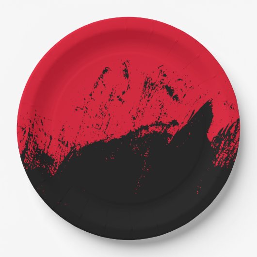 ブラシストローク9 ペーパープレート (正面)