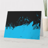 ブラシストローク サンキューカード (裏面)