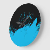ブラシストローク ラージ壁時計 (傾斜)
