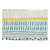 ブラシストローク:抽象芸術シームレスなおもしろい 枕カバー (裏面)