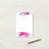 ブラシストローク |注パーソナライズされた記 ポストイット (デスク上)