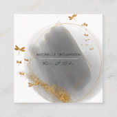 ブラシストロープドードルスクウェア名刺 スクエア名刺 (正面)