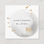 ブラシストロープドードルスクウェア名刺 スクエア名刺 (正面)