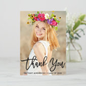 ブラシスモダンクリプトの卒業サンキューカード サンキューカード (スタンド正面)