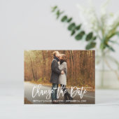 ブラシスモダンクリプト日付の変更 ポストカード (スタンド正面)