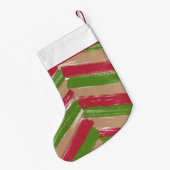 ブラシスモダントローク スモールクリスマスストッキング (裏面 (吊り時))