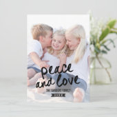 ブラシチャームホリデーフォトカード シーズンカード (スタンド正面)