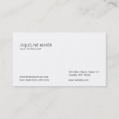 ブラシテクスチャ(Guava) 名刺 (裏面)