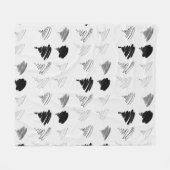 ブラシテストパターンブランケット フリースブランケット (正面(横))