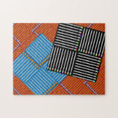 ブラシハッチング ジグソーパズル (横)