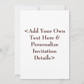 ブラシバックライト（AZ砂漠）セピア招待状 招待状 (裏面)