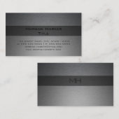 ブラシフェイクング鋼2色 名刺 (正面/裏面)