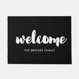 ブラシフォントへようこそ ドアマット