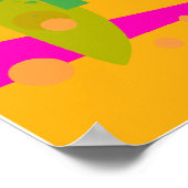 ブラシフロスリンス、次にスマイル! ポスター (角)