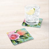ブラシフローラI スクエアペーパーコースター (インサイチュ)