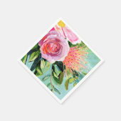 ブラシフローラI スタンダードカクテルナプキン (角)