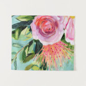 ブラシフローラI タペストリー (正面(横))