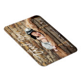 ブラシモダンスクリプトありがとうご新生児Wht マグネット (右側)