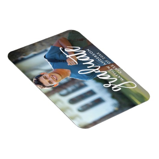 ブラシモダンスクリプトの卒業発表 マグネット (右側)