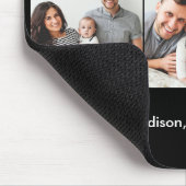 ブラシモダンスクリプトハート3枚の写真最高のパパEver マウスパッド (コーナー)