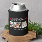 ブラシモダンスクリプトハート3枚の写真最高のパパEver 缶クーラー