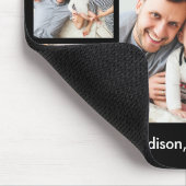 ブラシモダンスクリプトハート5枚最高のの写真パパ マウスパッド (コーナー)