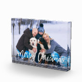 ブラシモダンスクリプトメリークリスマスフォトブロック フォトブロック (右)