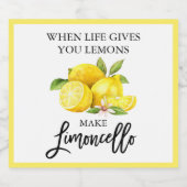 ブラシモダンスクリプトリモンチェロレモン リキュールボトルラベル (シングルラベル)