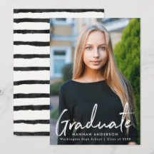 ブラシモダンスクリプト写真の卒業