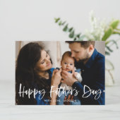 ブラシモダンスクリプト写真父の日ハッピー (スタンド正面)