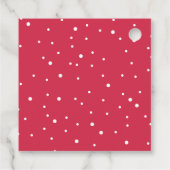 ブラシモダンスクリプト明るいクリスマスギフトシール フェイバータグ (裏面)