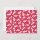 ブラシモダンスクリプト明るいクリスマス非写真 シーズンカード (裏面)