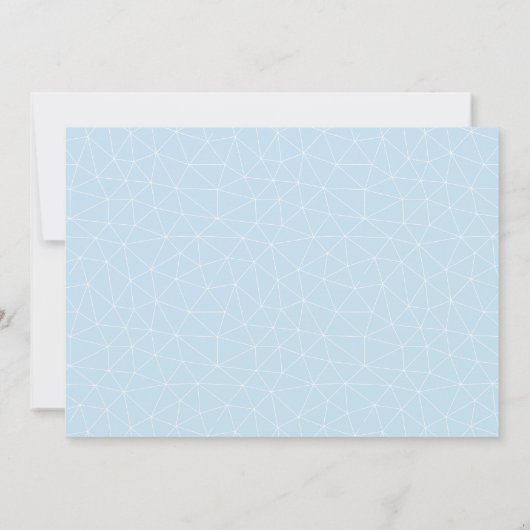 ブラシモダンスクリプト紹介フォト誕生 案内状 (裏面)