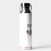 ブラシモダンスクリプト3フォト最高のパパ ウォーターボトル (正面)