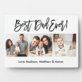 ブラシモダンスクリプト3フォト最高のパパ フォトプラーク (正面)