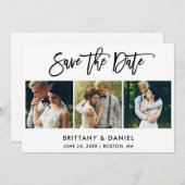 ブラシモダンスクリプト3写真 セーブザデート (正面/裏面)