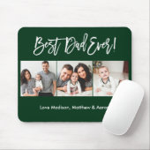 ブラシモダンスクリプト3枚の写真最高のパパEver Green マウスパッド (マウス)