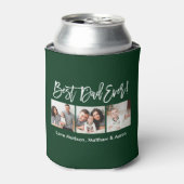 ブラシモダンスクリプト3枚の写真最高のパパEver Green 缶クーラー (缶正面)