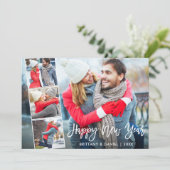 ブラシモダンスクリプト4フォトハッピー新年 シーズンカード (スタンド正面)