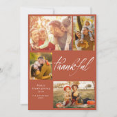 ブラシモダンスクリプトhappy thanglingフォトカード シーズンカード (正面)