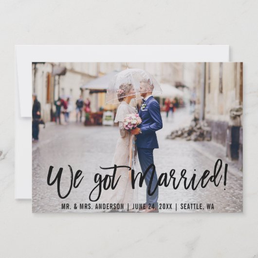 ブラシモダンスクリプ得ト私たちミセス 案内状 (正面)