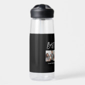 ブラシモダンスクリプ最高のパパEver 3枚 ウォーターボトル (正面)