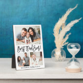 ブラシモダンスクリプ最高のパパEver 3 Photo フォトプラーク (側面)