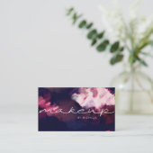 ブラシモダンストロークエレガントタイポグラフィ 名刺 (スタンド正面)