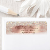 ブラシモダンストローク、グリッター《写真》ぼけ味、紙吹雪 ラベル (インサイチュ)