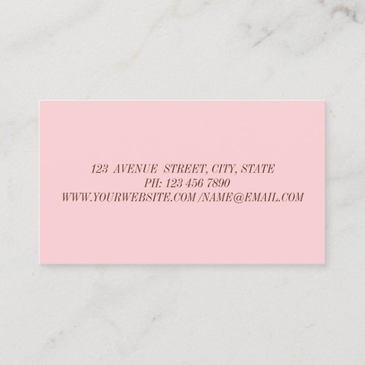 ブラシモダンストローク 名刺 (裏面)