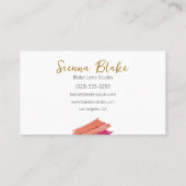 ブラシモダンストローフォトグラファー 名刺 (裏面)